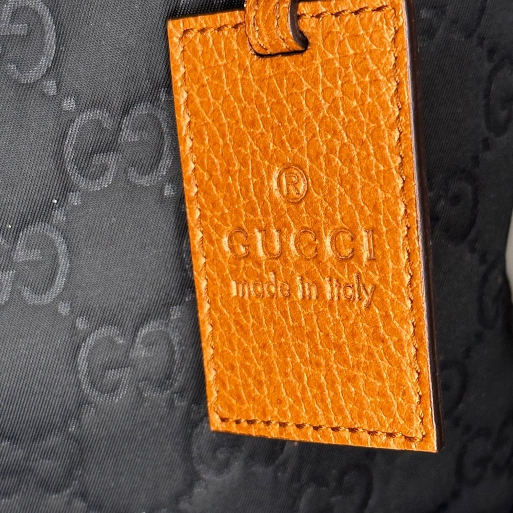 Gucci GG Guccissima tote with Brown Leather Straps and Tag - Picture 3 of 17